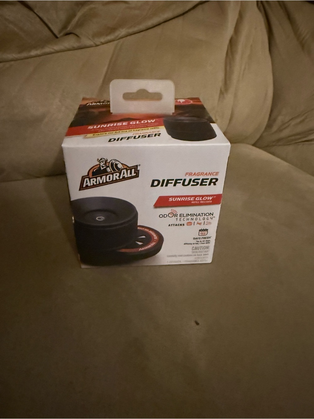 Brand new Armorall fragrance diffuser in sunrise glow